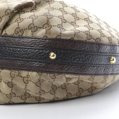Gucci Monogram Medium Interlocking Hobo Dark Brown 11 of 18