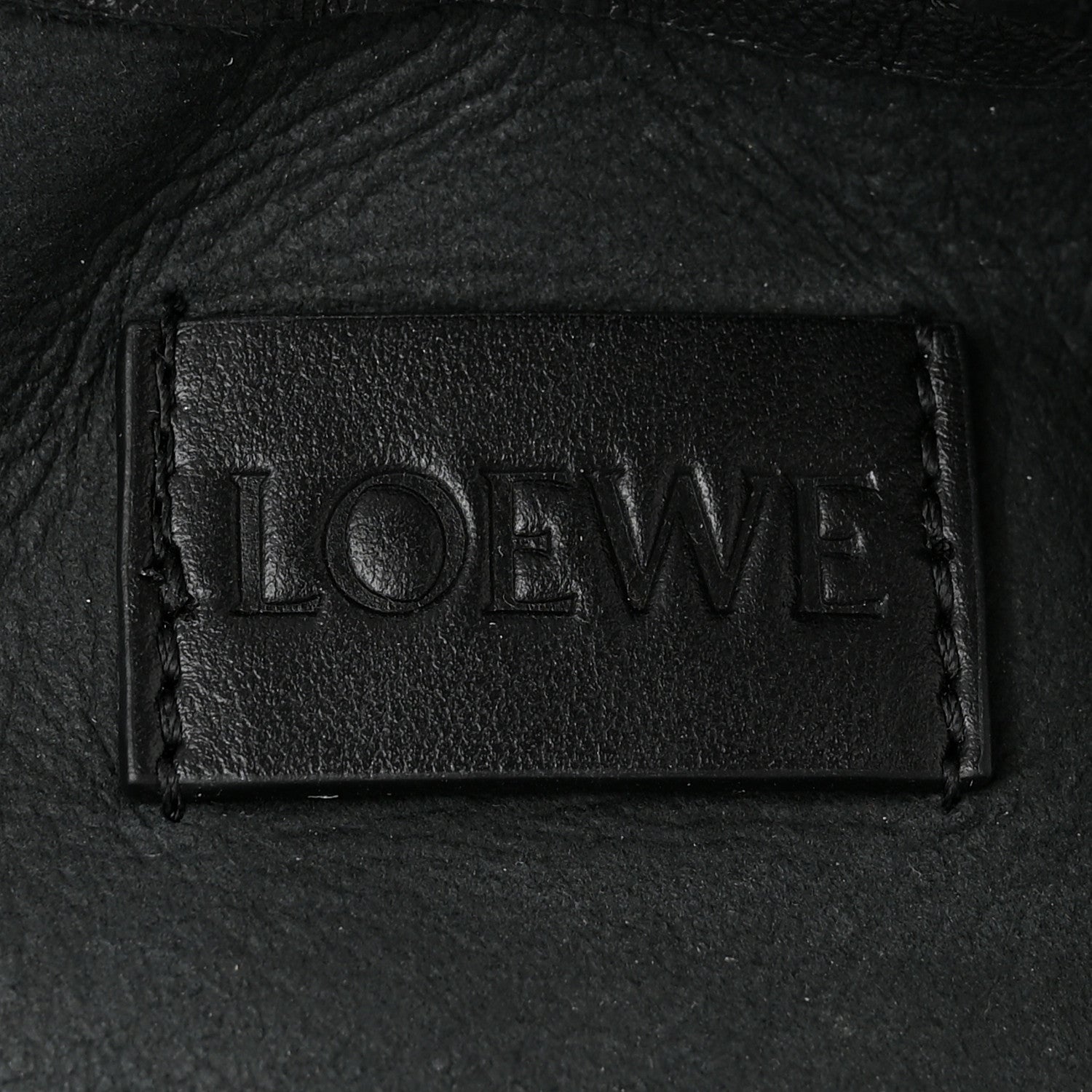 Loewe Beaded Mini Flower Drawstring Shoulder Bag Green White 5 of 9