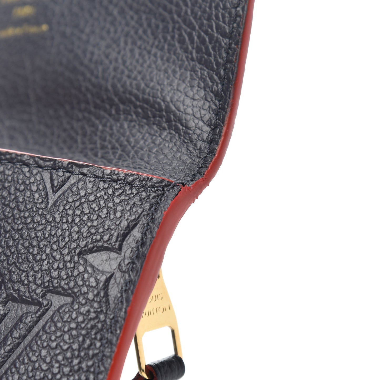 Empreinte Key Pouch Marine Rouge