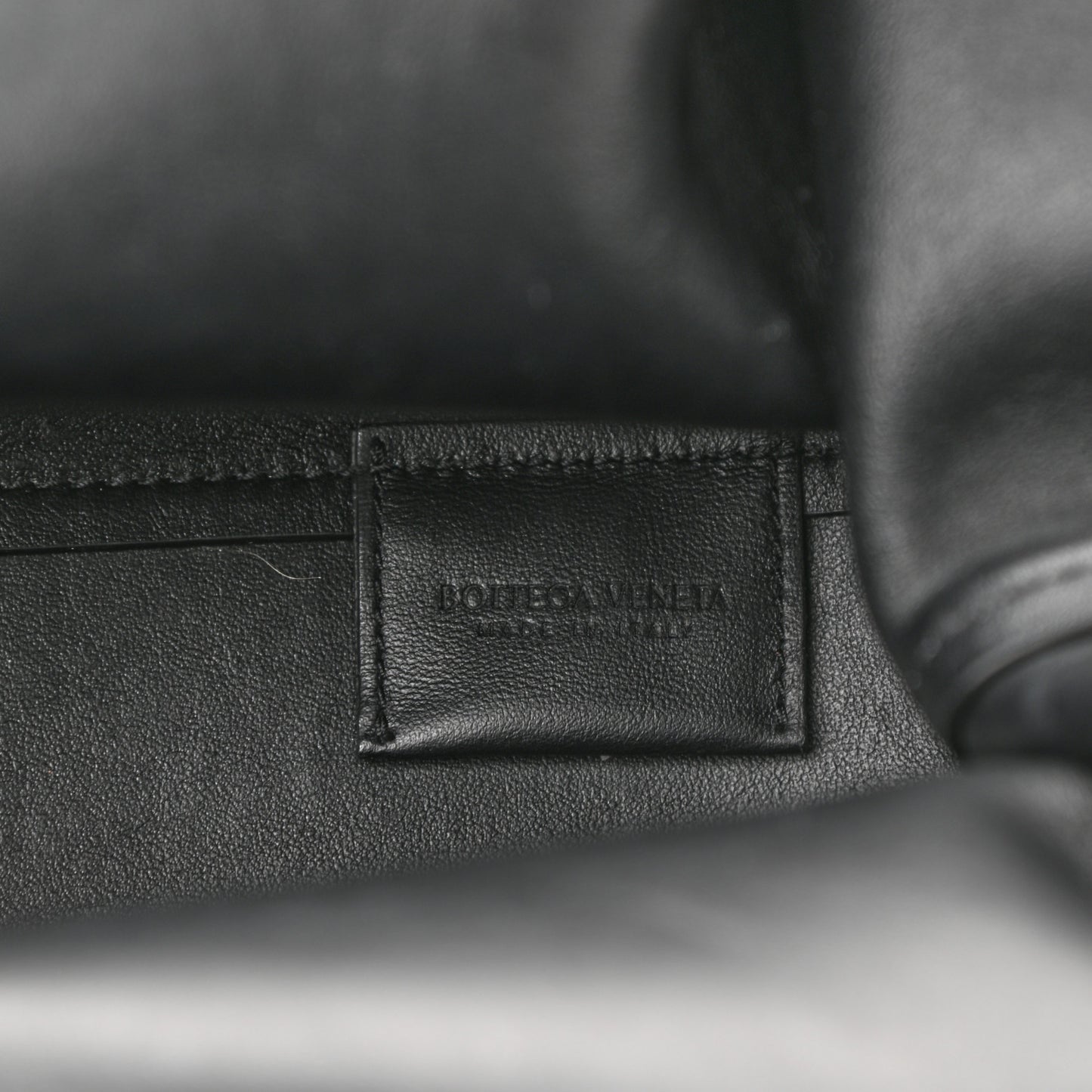 Calfskin Large The Point Triangle Bag Black