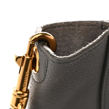 Celine Soft Grained Calfskin Small Sangle Bucket Bag Kohl 13 of 14