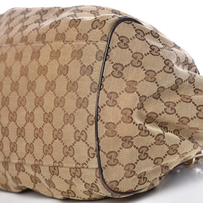 Gucci Monogram Medium Sukey Boston Bag Brown 17 of 20