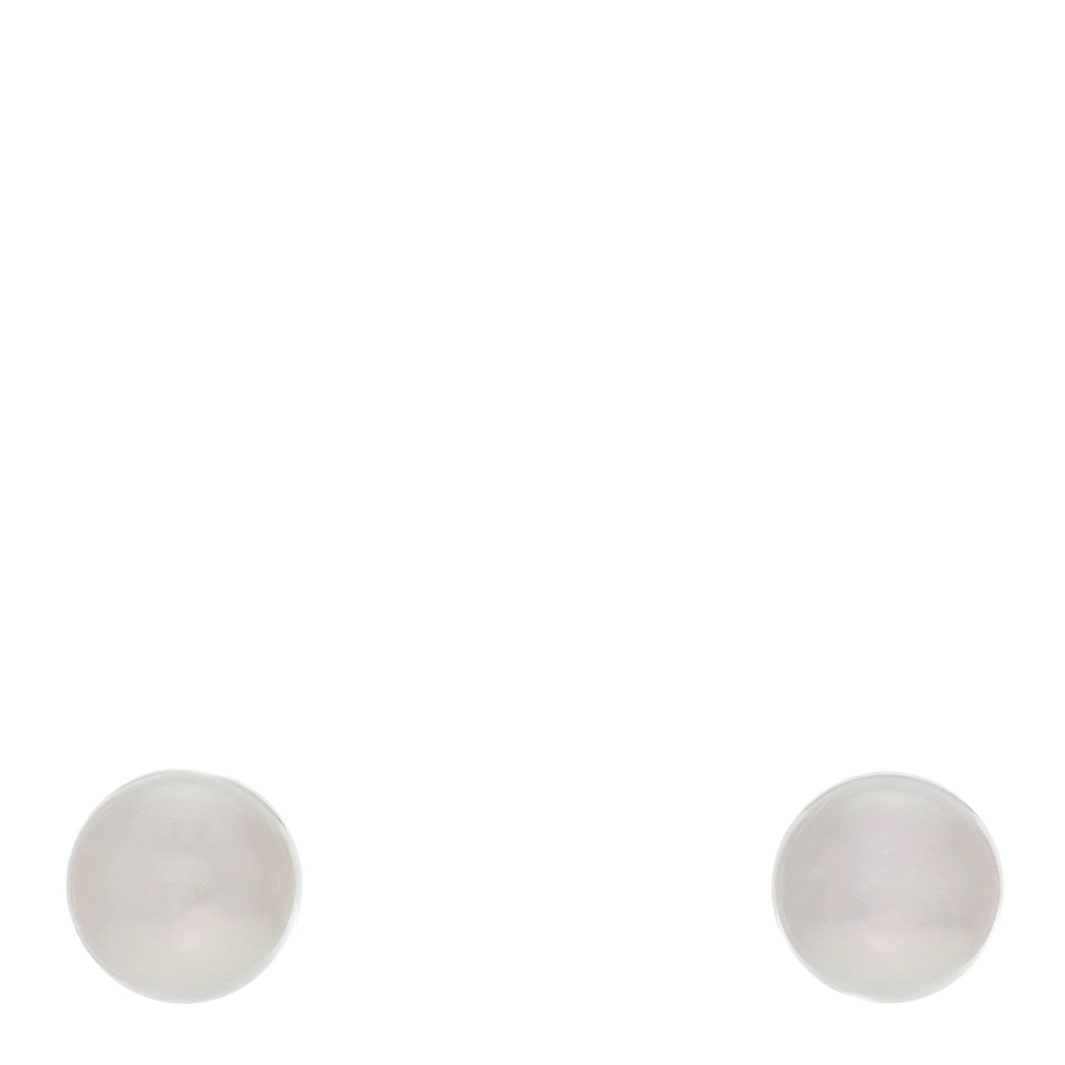 Mikimoto 18K White Gold Akoya Cultured Pearl 6-6.5mm Stud Earrings 1 of 4