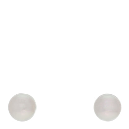 Mikimoto 18K White Gold Akoya Cultured Pearl 6-6.5mm Stud Earrings 1 of 4