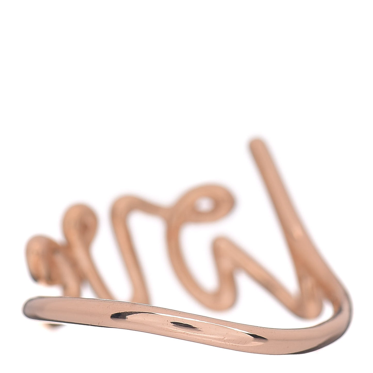 18K Rose Gold Paloma's Graffiti Love Ring 50 5.5