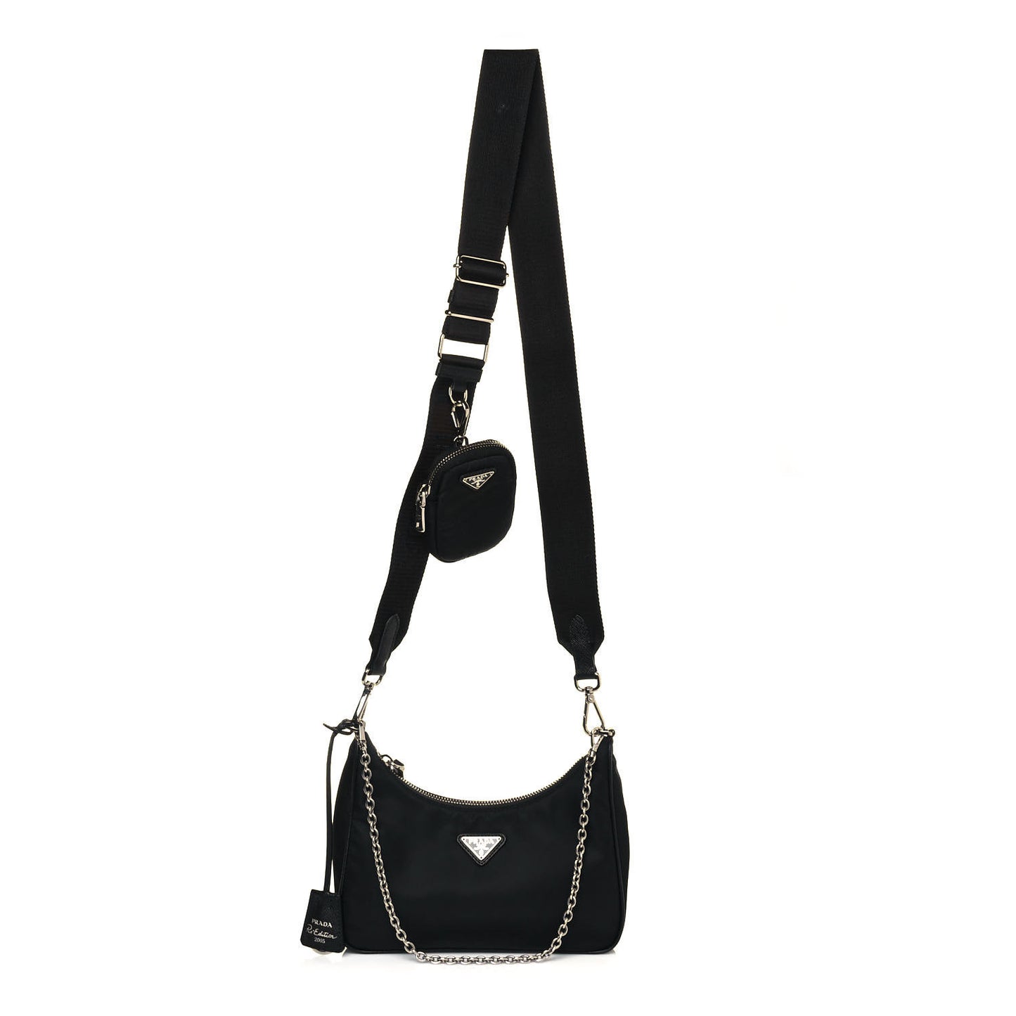 Nylon Re-Edition 2005 Shoulder Bag Black