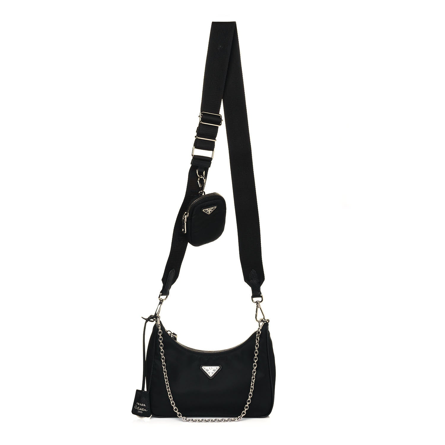Prada Nylon Re-Edition 2005 Shoulder Bag Black 1 of 11