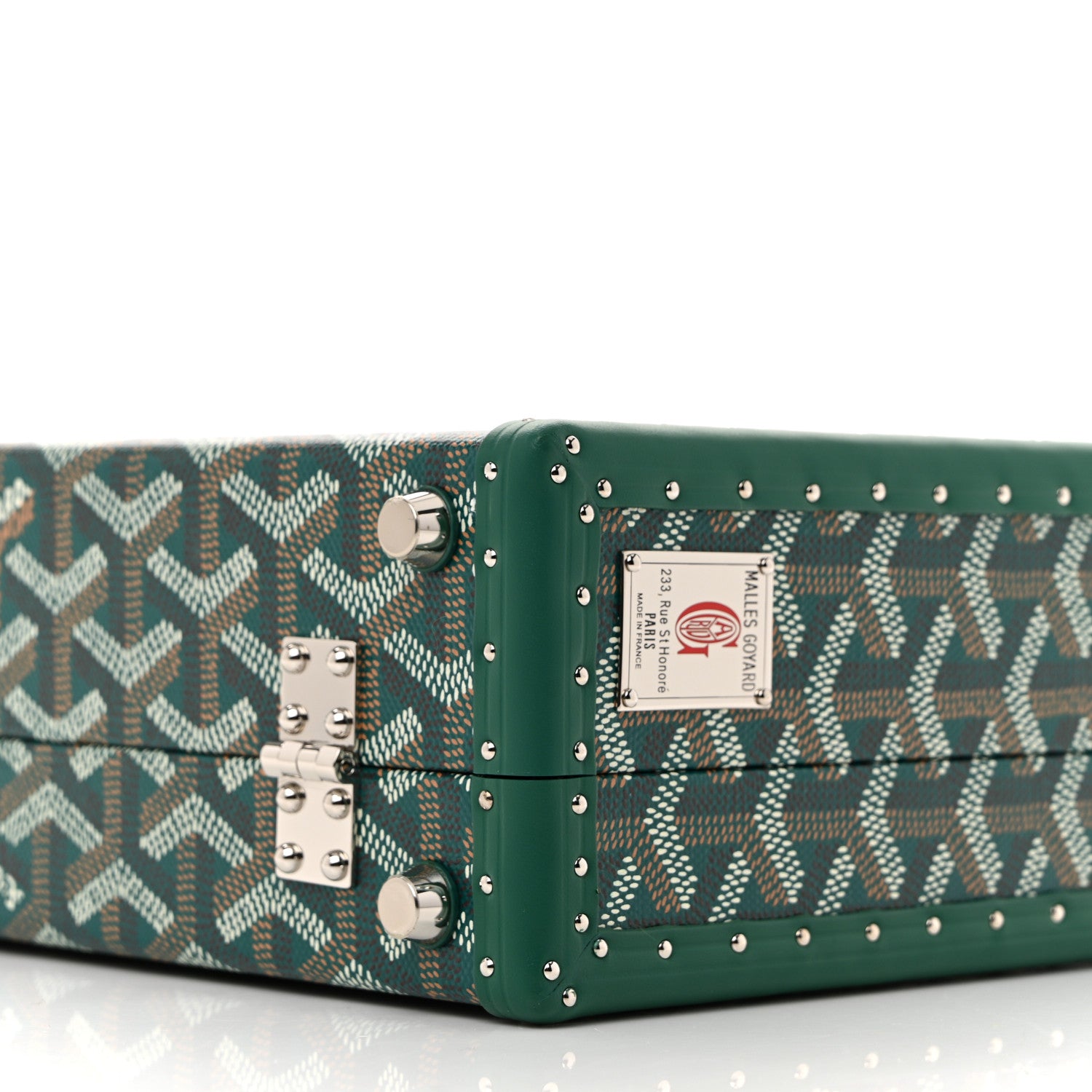 Goyard Goyardine Grand Hotel Trunk Bag Green 11 of 12