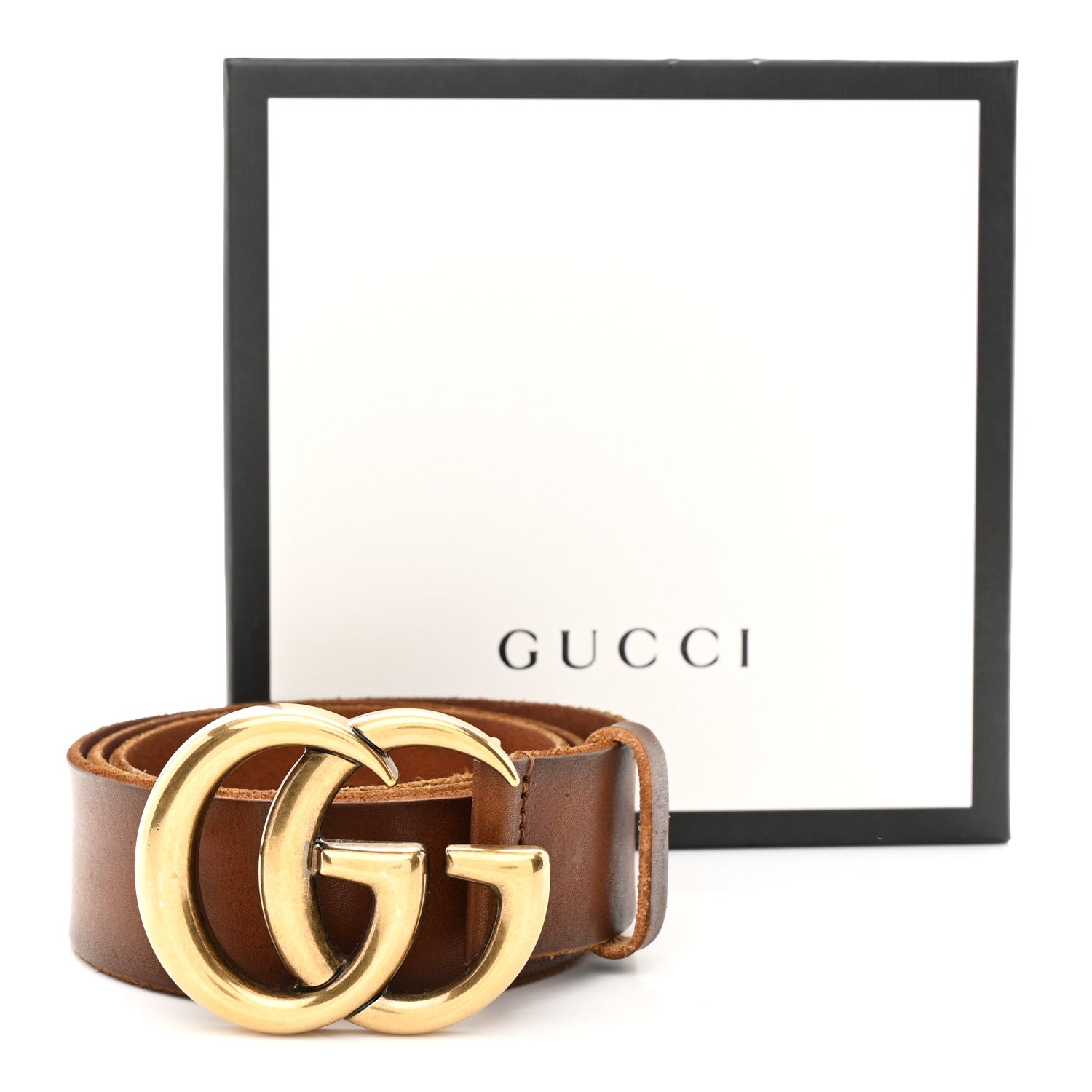 Gucci Faded Calfskin Double G 40mm Belt 85 34 Cuir 6 of 6