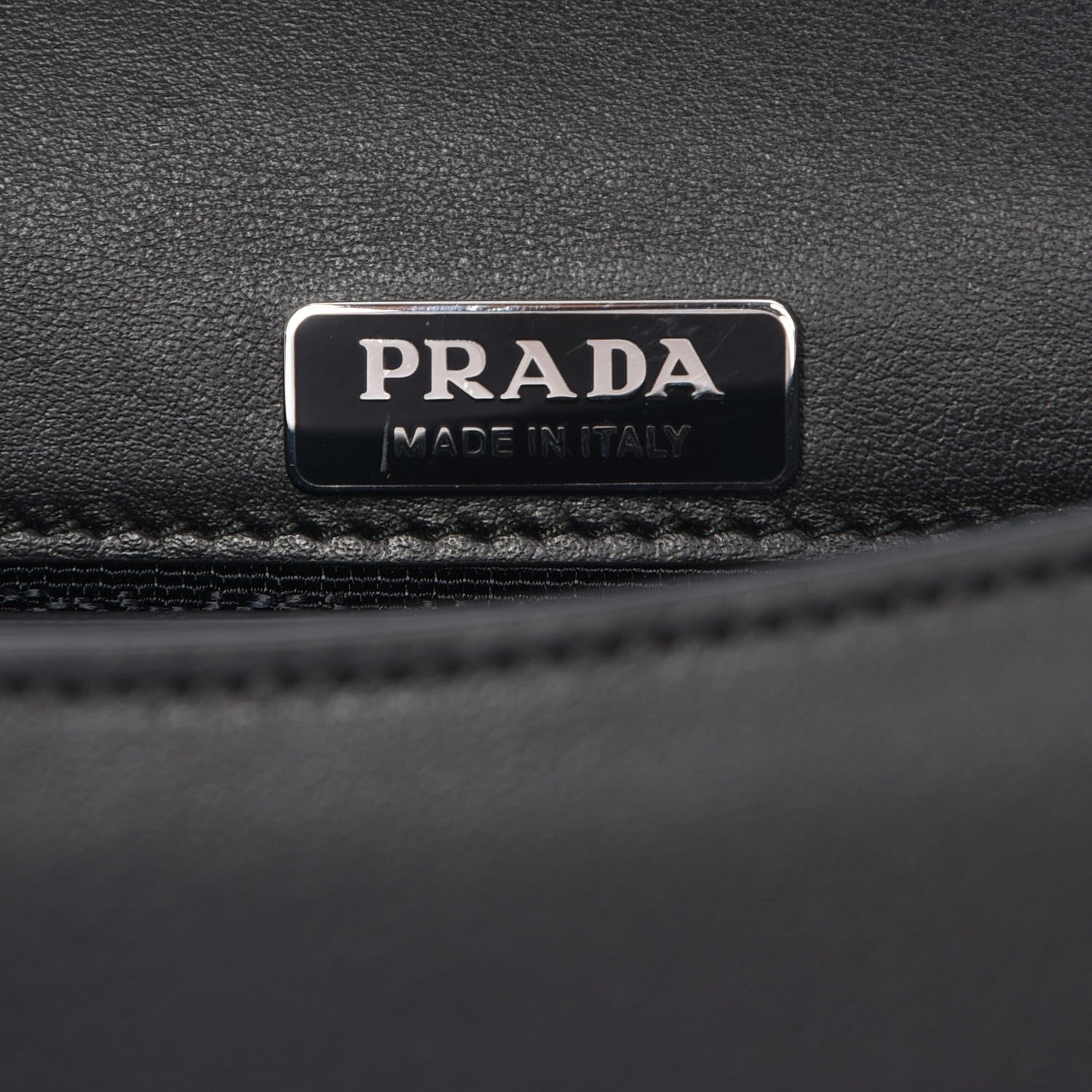 Prada Calfskin Antic Soft Crossbody Bag Nero Black 6 of 6