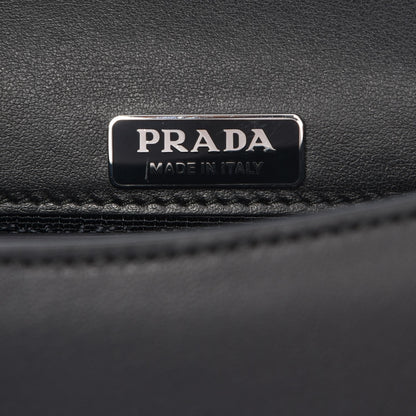 Prada Calfskin Antic Soft Crossbody Bag Nero Black 6 of 6