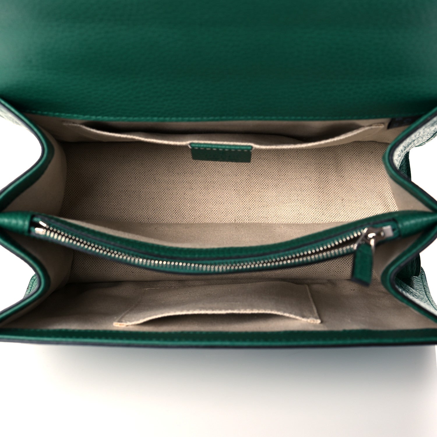 Gucci Dollar Calfskin Crystal Web Medium Dionysus Bamboo Top Handle Bag Emerald 5 of 14