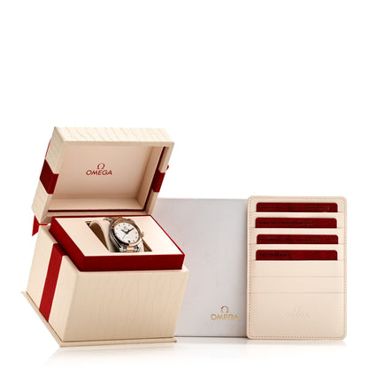 Omega Stainless Steel 18K Sedna Gold Diamond 34mm Seamaster Aqua Terra Co-Axial Automatic Watch Silver 220.20.34.20.52.001 5 of 5