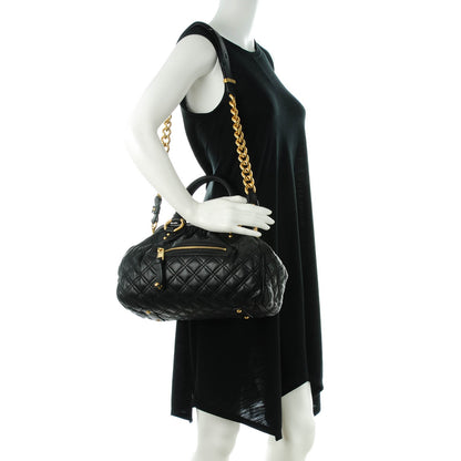 Marc Jacobs Calfskin Quilted Stam Black 2 of 8