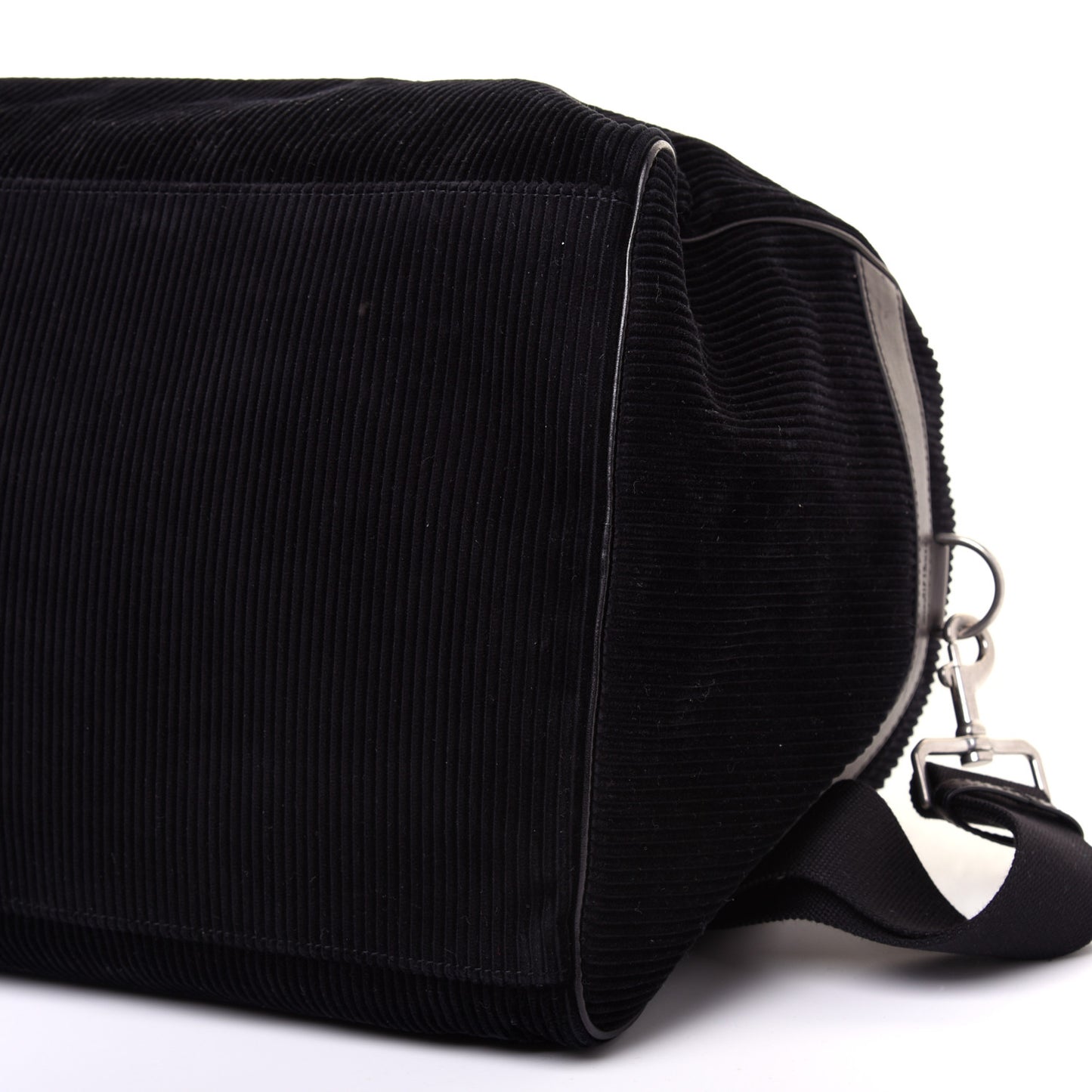 Corduroy Andy Duffle Bag Black