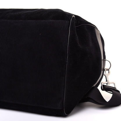 Saint Laurent Corduroy Andy Duffle Bag Black 7 of 9