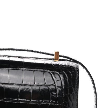 Hermes Shiny Alligator Constance 18 Black 16 of 18
