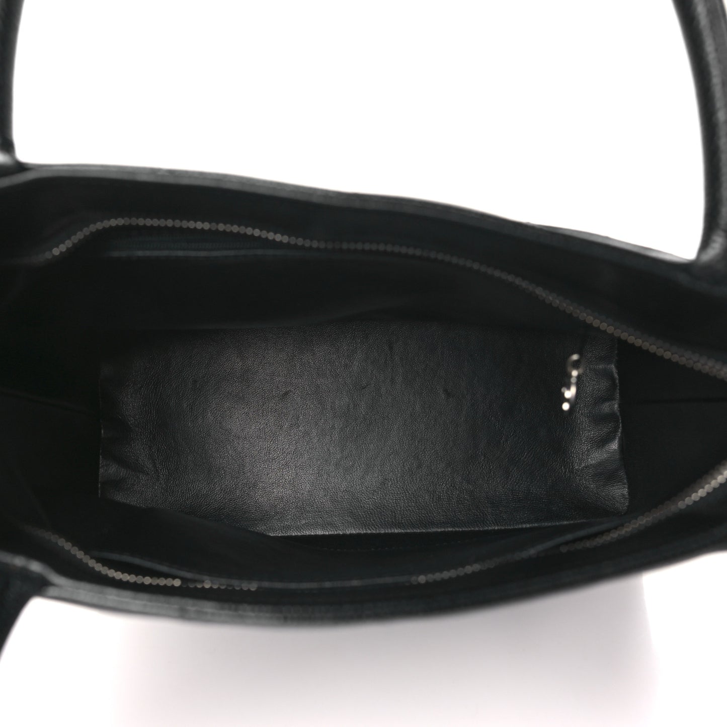 Caviar Quilted Medallion Tote Black