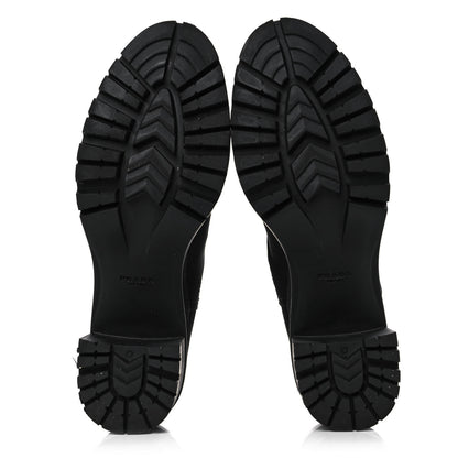 Prada Nylon Lug Sole Chelsea 55mm Boots 39 Black 5 of 12