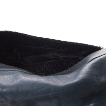 Christian Dior Calfskin Medium Gaucho Double Saddle Bag Dark Blue 4 of 14