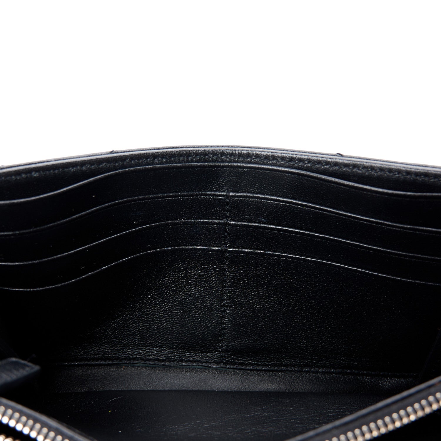 Saint Laurent SAINT LAURENT Lambskin Y Quilted Monogram Large Loulou Flap Wallet Black 14 of 15