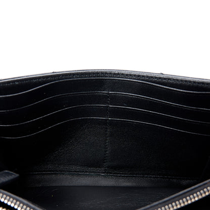 Saint Laurent SAINT LAURENT Lambskin Y Quilted Monogram Large Loulou Flap Wallet Black 14 of 15