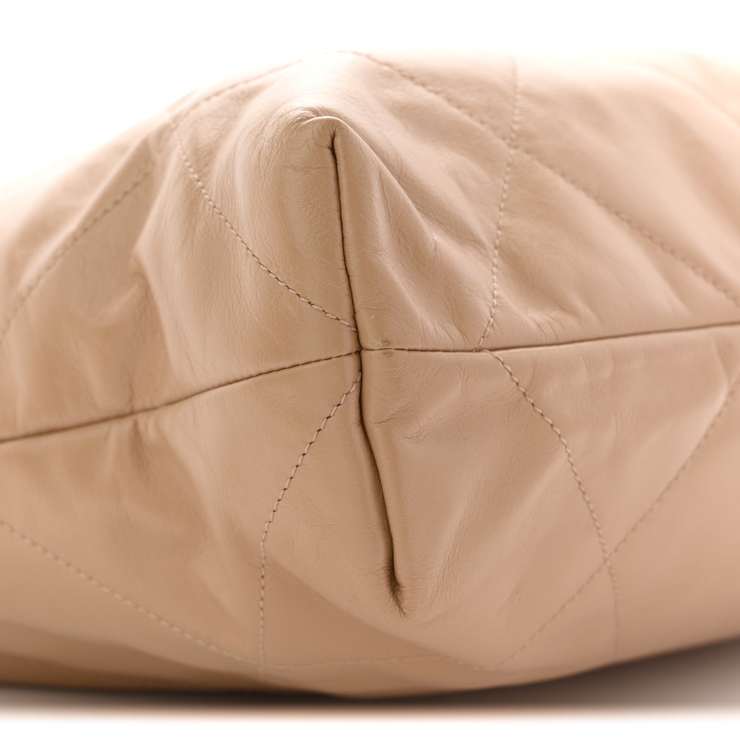 Chanel Shiny Calfskin Quilted Chanel 22 Beige 10 of 11