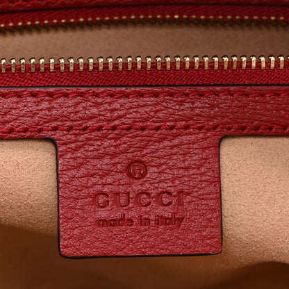 Gucci GG Supreme Monogram Flora Web Medium Ophidia Boston Red 6 of 12