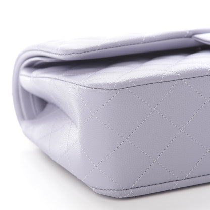 Chanel Caviar Quilted Medium Double Flap Light Purple 7 of 8
