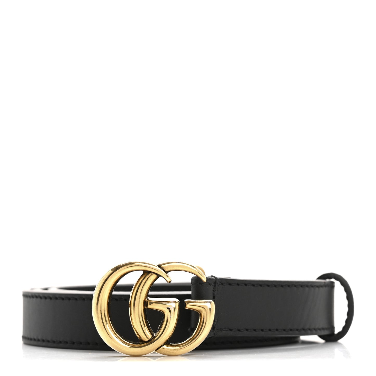 Calfskin Double G 20mm Belt 90 36 Black