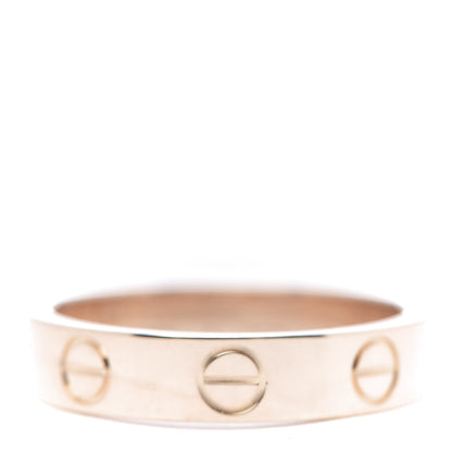 Cartier 18K Pink Gold 3.5mm LOVE Wedding Band Ring 47 4 2 of 4
