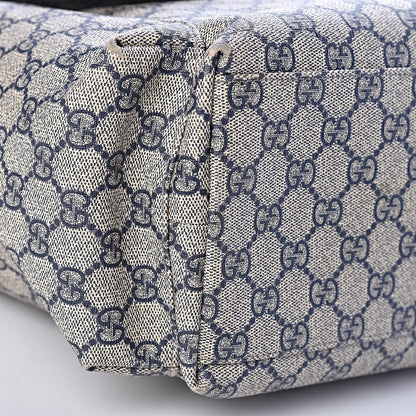 Gucci GG Plus Monogram Messenger Diaper Bag Navy 10 of 13