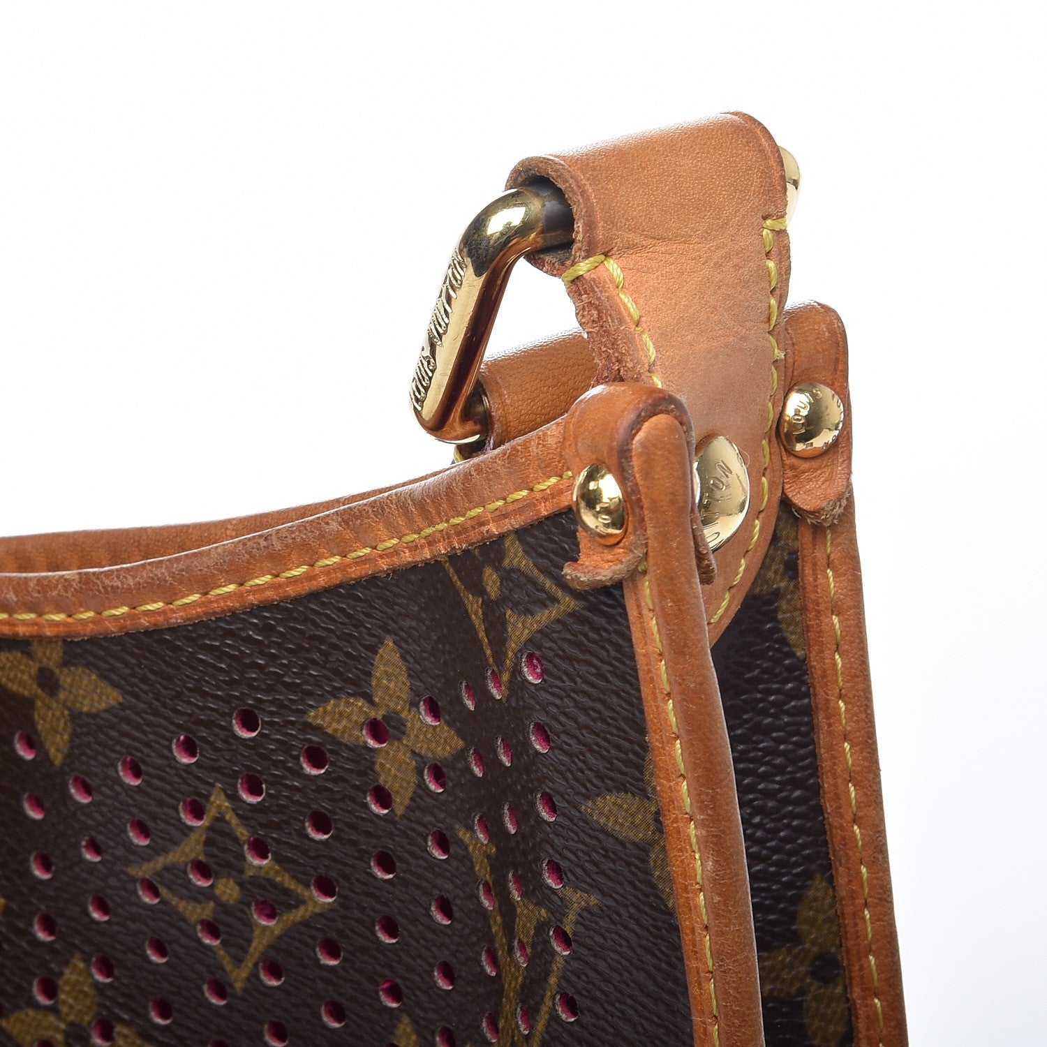 Louis Vuitton Monogram Perforated Musette Fuchsia 15 of 15