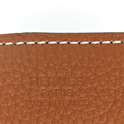 Hermes Box Togo H Belt 105 42 Black Gold 3 of 5