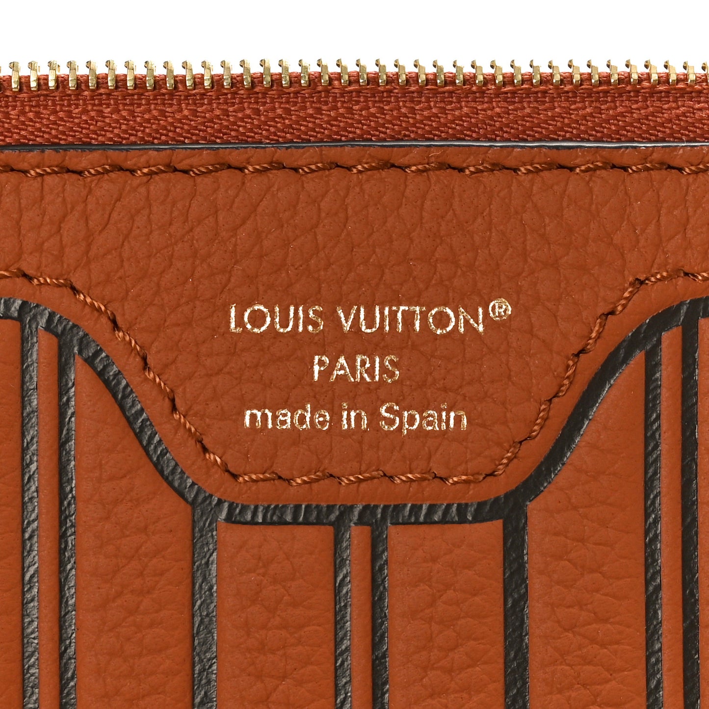 Monogram Calfskin Neo Neverfull Inside Out MM Tan