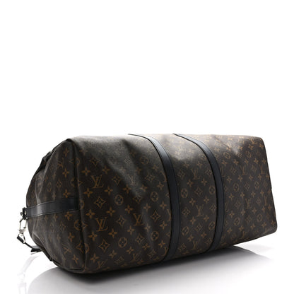 Louis Vuitton Monogram Macassar Keepall Bandouliere 55 4 of 8