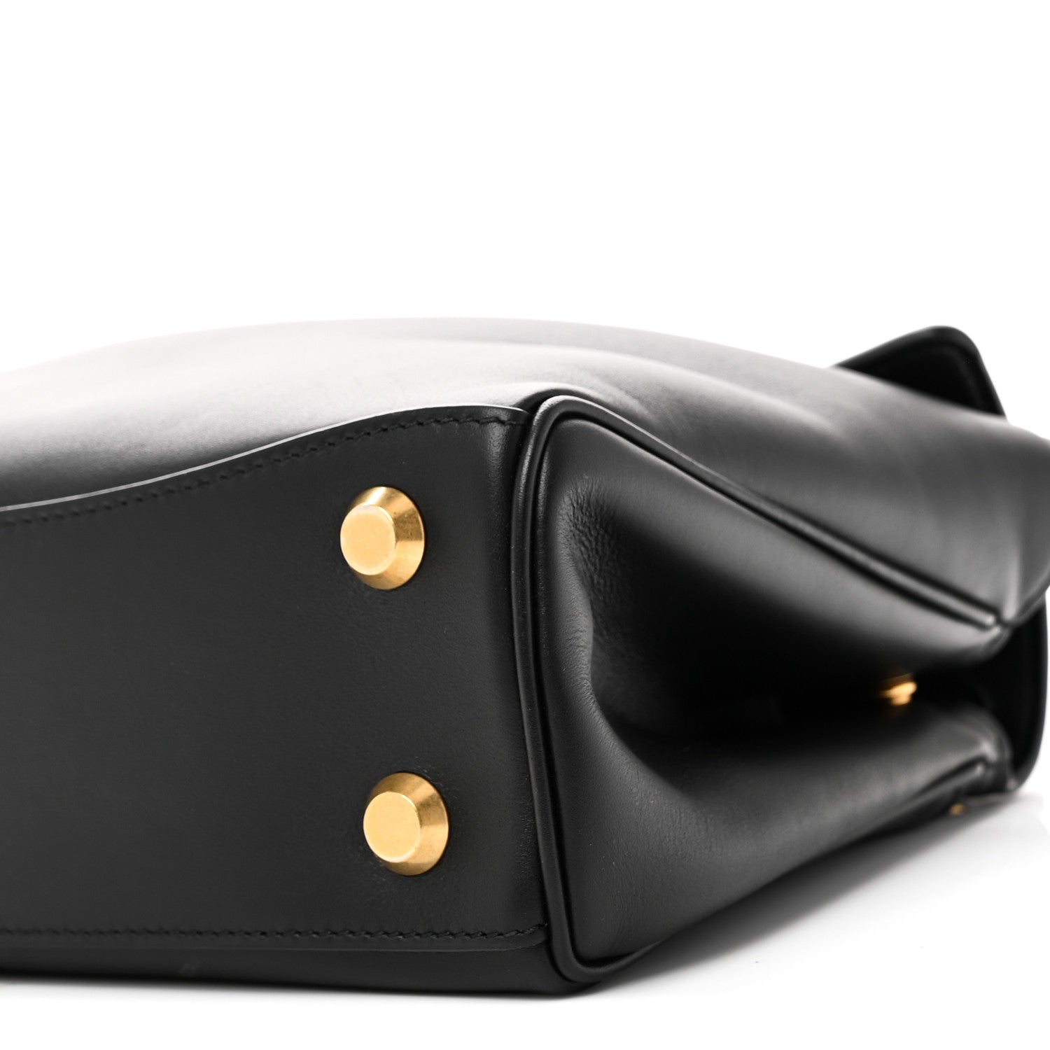 Balenciaga Natural Smooth Calfskin Mini Rodeo Top Handle Handbag Black 8 of 8
