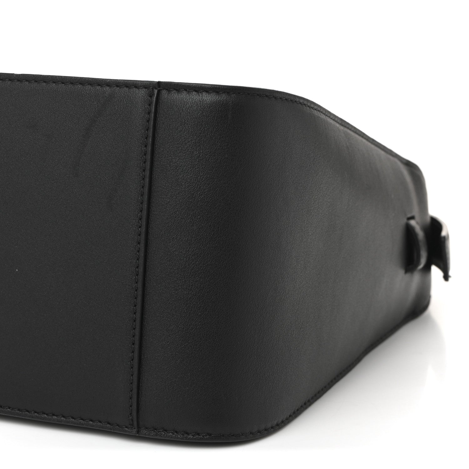 MCM Calfskin Ottomar Medium Aren Flap Hobo Black 9 of 10