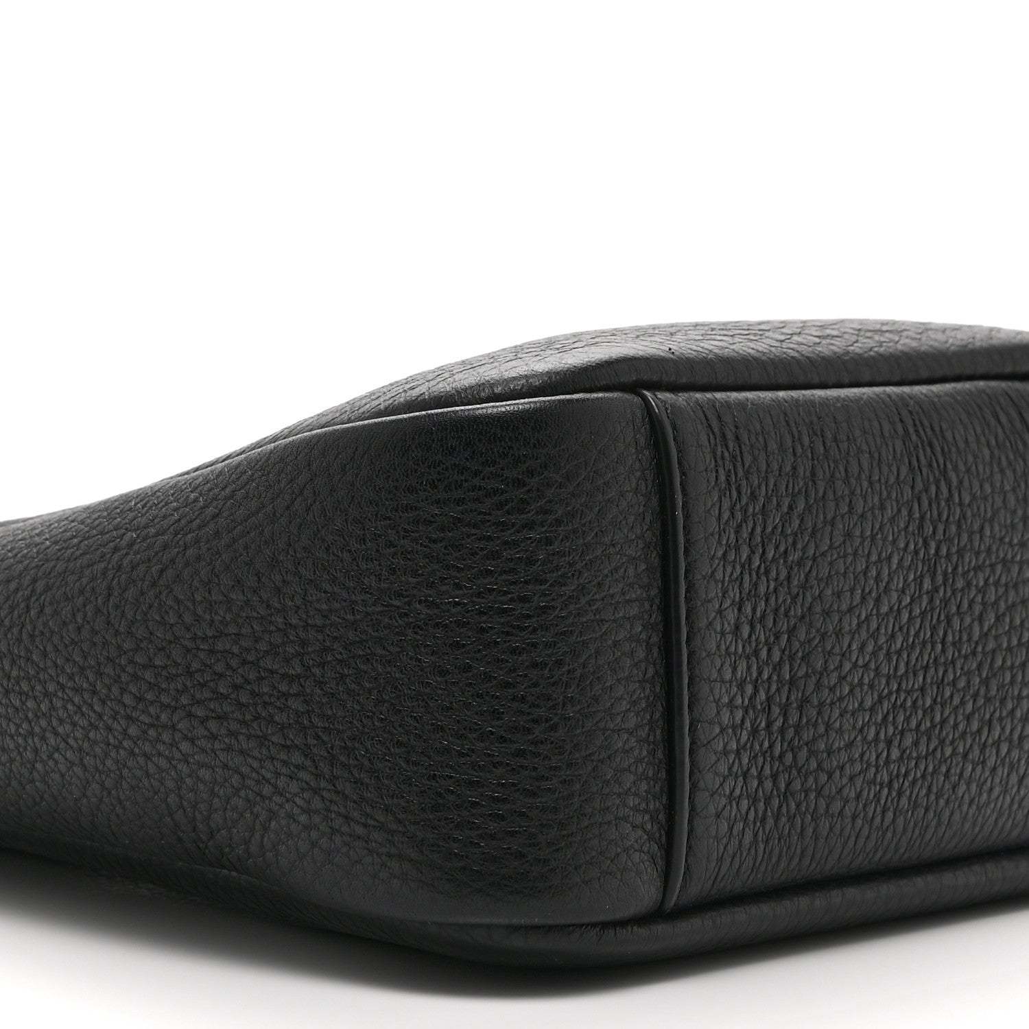 Saint Laurent Grained Calfskin Baby Le 5 A 7 Supple Hobo Black 10 of 11