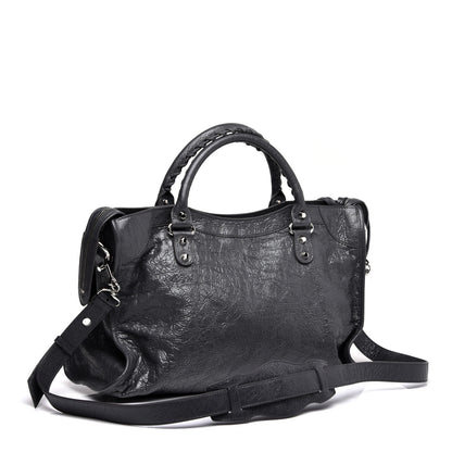 Balenciaga Agneau Classic Silver Hardware City Gris Fossile 3 of 9