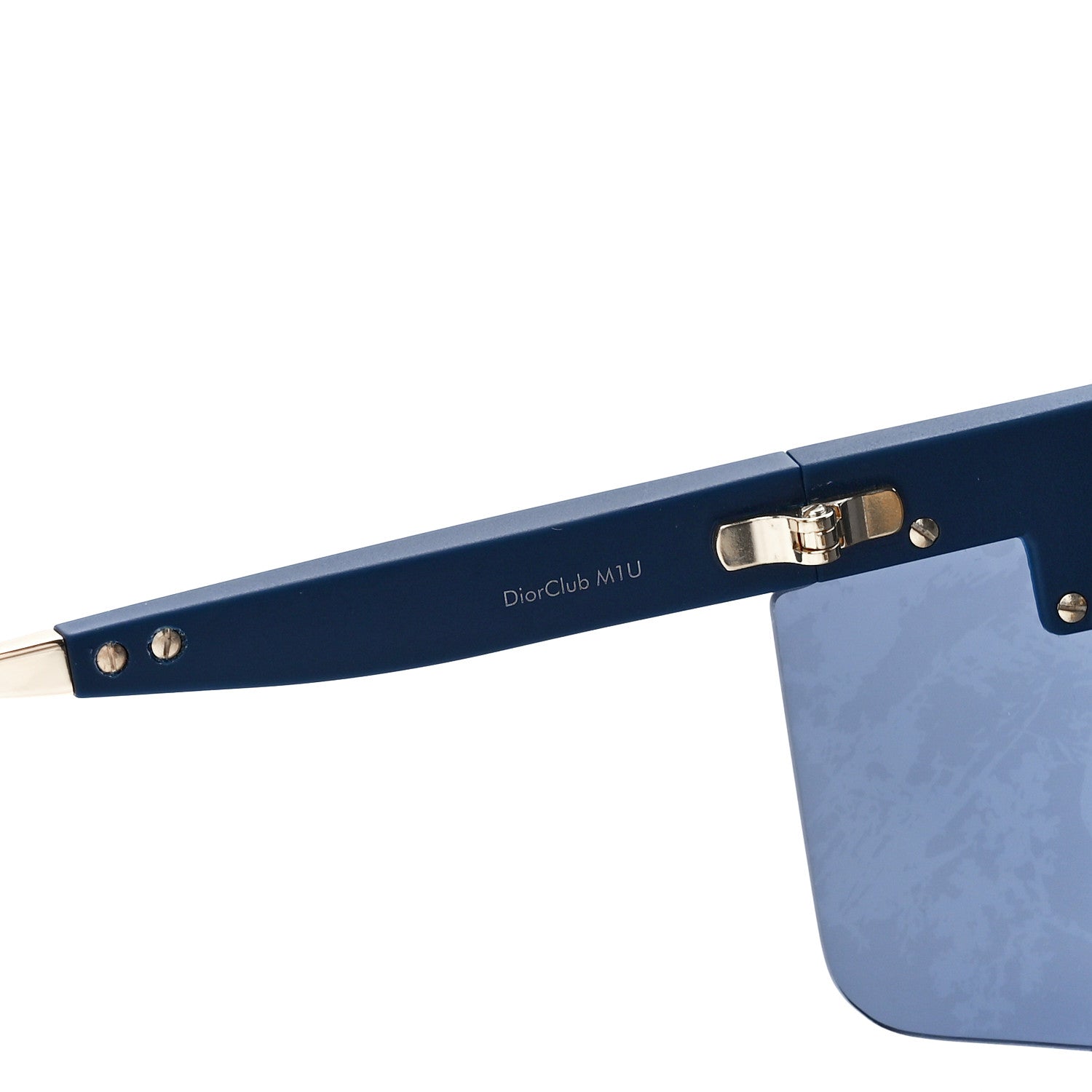 Christian Dior Geometric Diorclub M1U Mask Sunglasses Matte Blue 5 of 9