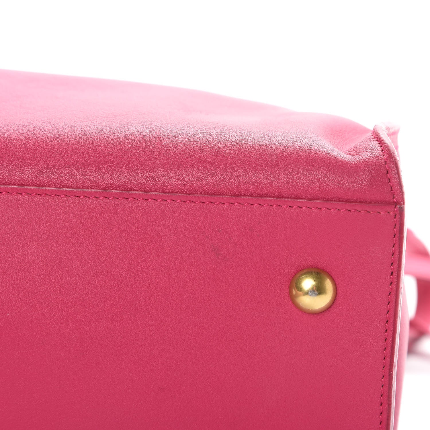 Saint Laurent Calfskin Small Classic Y Cabas Fuchsia 13 of 22