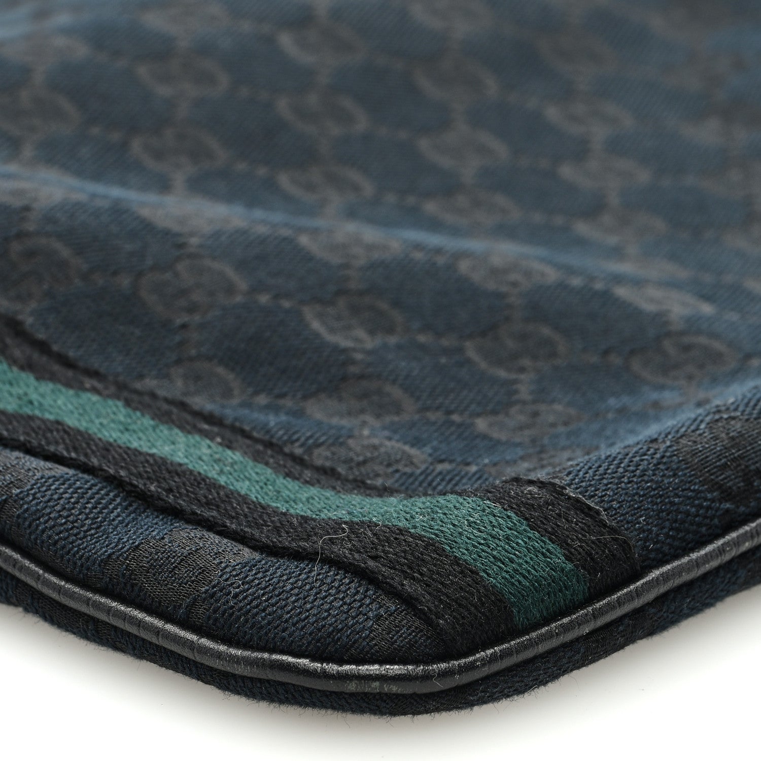 Gucci Monogram Web Jolicoeur Charms Messenger Bag Black 7 of 8