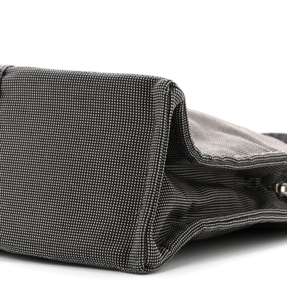 Hermes Canvas Herline MM Tote Grey 9 of 10