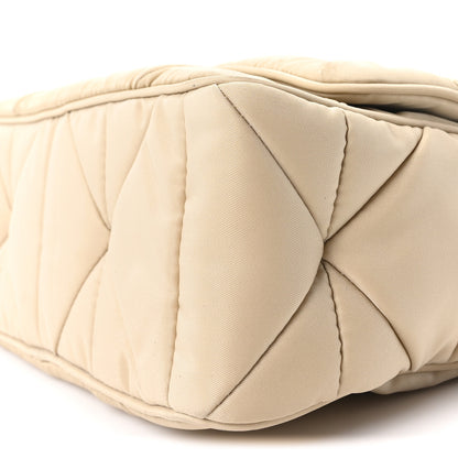 Prada Re-Nylon Quilted Padded Flap Shoulder Bag Deserto 10 of 10