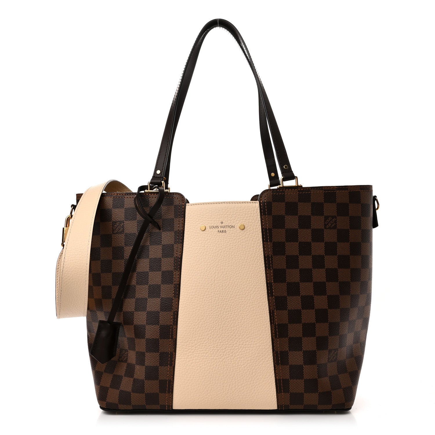 Louis Vuitton Damier Ebene Jersey Creme 1 of 11