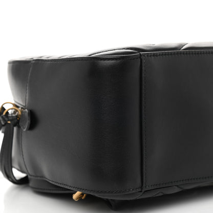 Gucci Calfskin Matelasse GG Marmont Dome Backpack Black 9 of 10