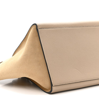 Celine Drummed Calfskin Suede Medium Trapeze Dune 8 of 11