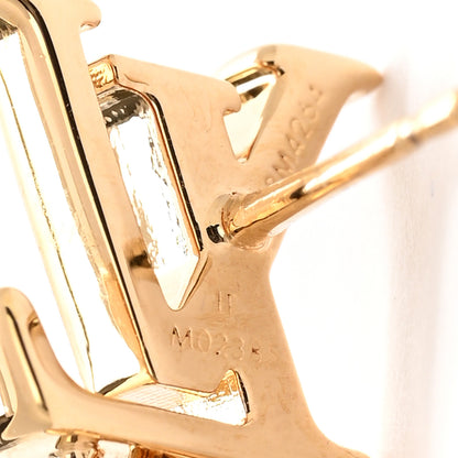 Louis Vuitton Metal LV Iconic Heart Earrings Gold 4 of 6