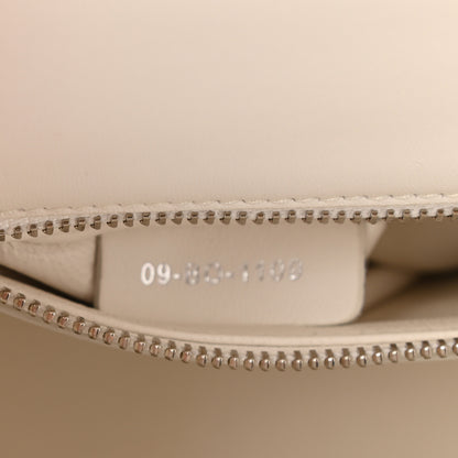 Christian Dior Grained Calfskin 30 Montaigne Chain Flap Bag White 7 of 10